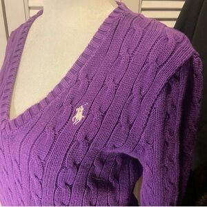 Ralph Lauren V-Neck Sweater Medium